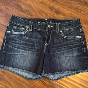 Maurices Women's Dark Blue Jean Shorts